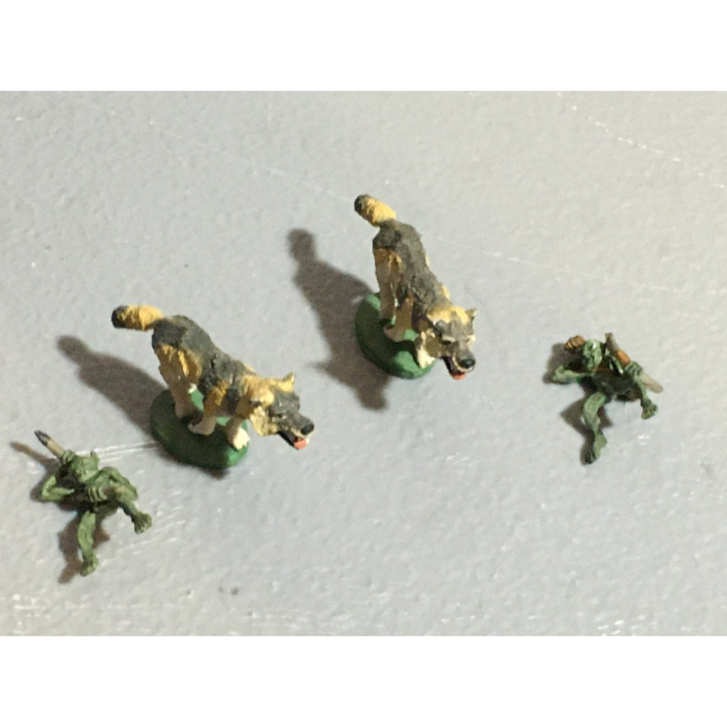 A10112 CITADEL PRE SLOTTA METAL RARE OOP PAINTED GOBLIN WOLF RIDERS