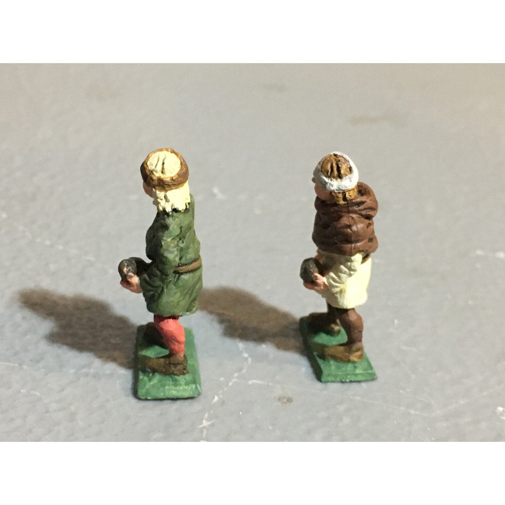 A10187 CITADEL PRE SLOTTA METAL RARE OOP HUMAN VILLAGERS PEASANTS 2 PK PAINTED