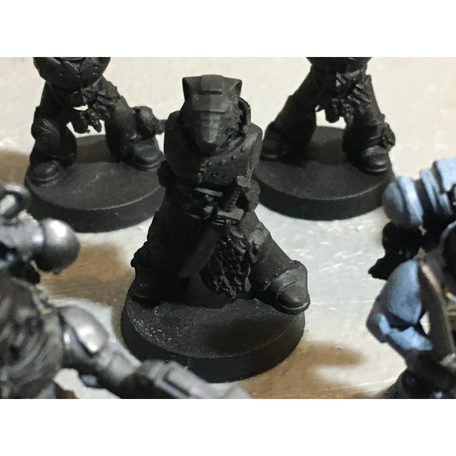 A23004 WARHAMMER 40K SPACE MARINES WOLVES INCOMPLETE GREY HUNTERS 10 PK GW
